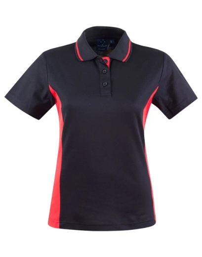 Picture of Winning Spirit, Ladies TrueDry Contrast S/S Polo